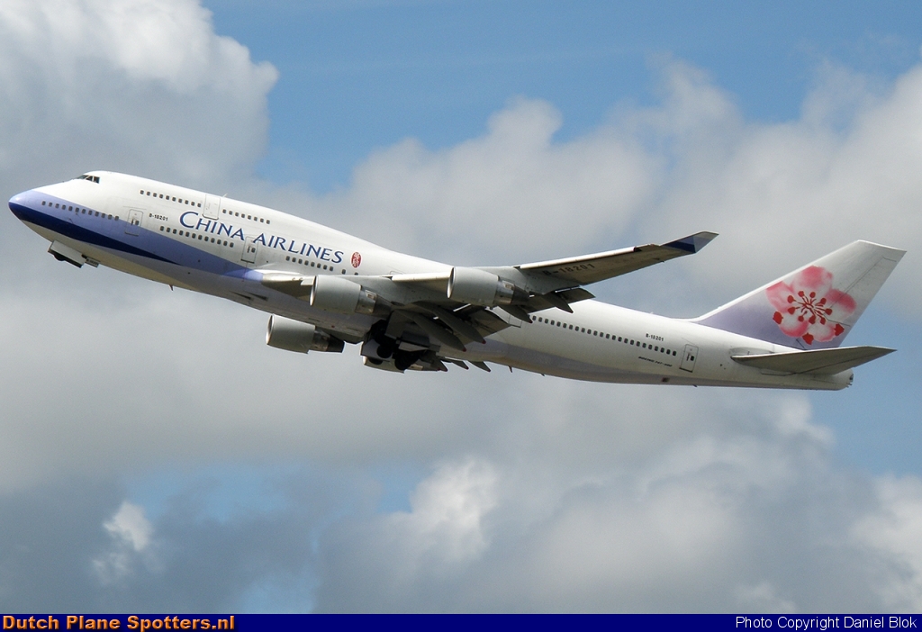 B-18201 Boeing 747-400 China Airlines by Daniel Blok
