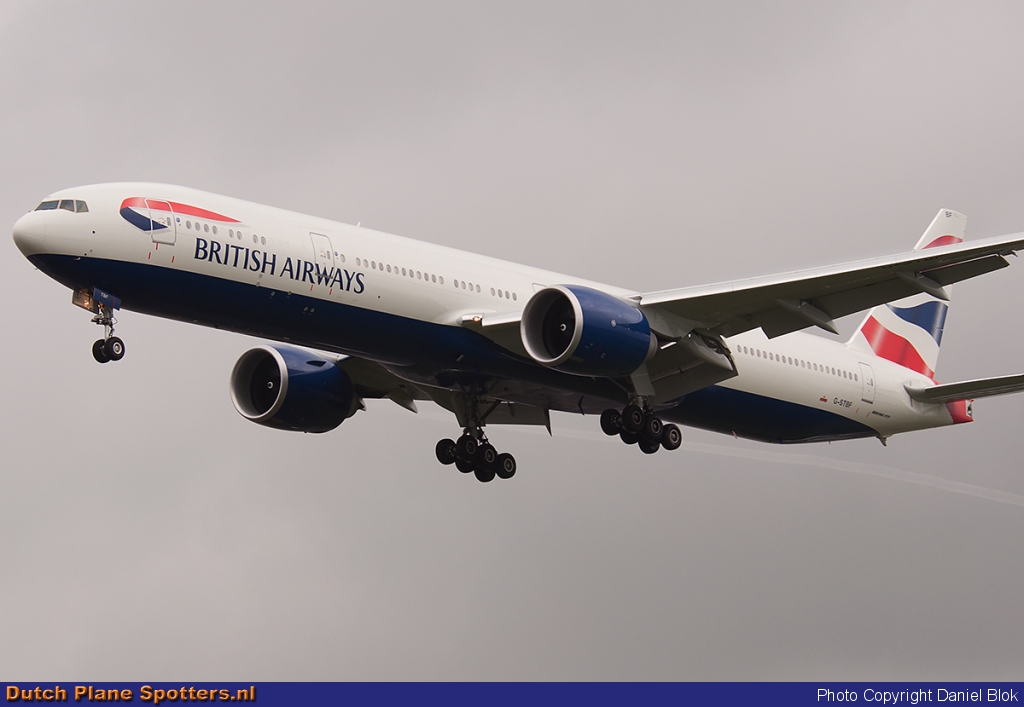 G-STBF Boeing 777-300 British Airways by Daniel Blok