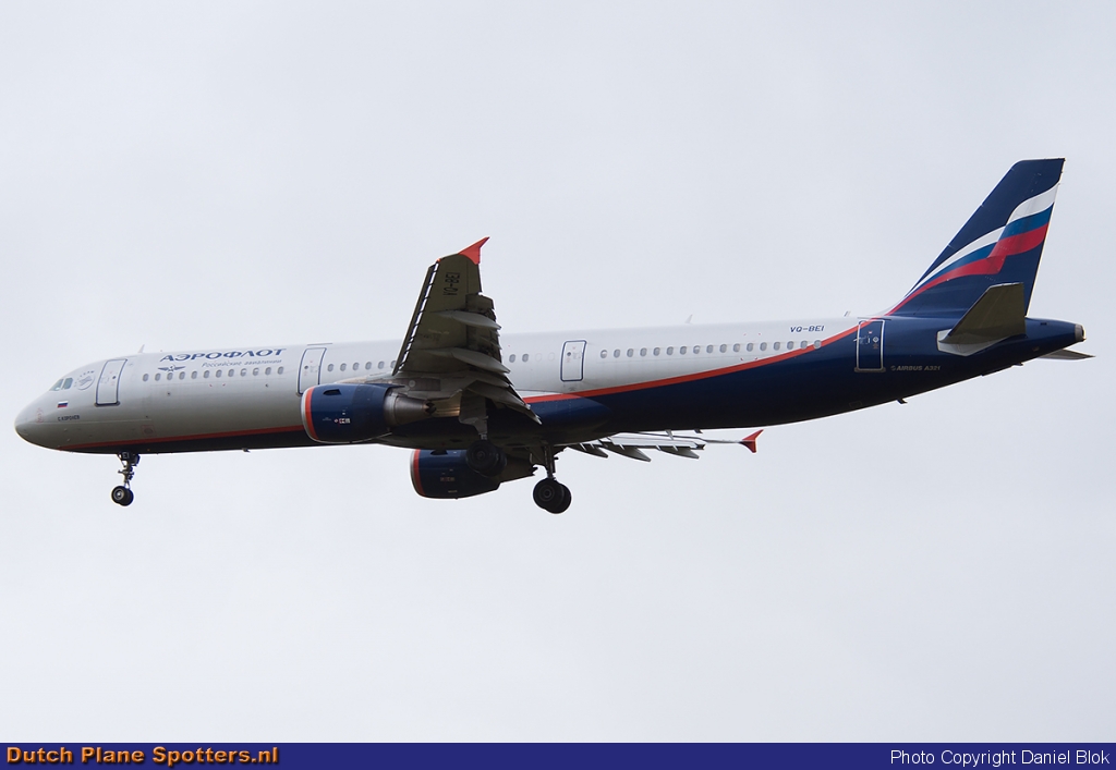 VQ-BEI Airbus A321 Aeroflot - Russian Airlines by Daniel Blok
