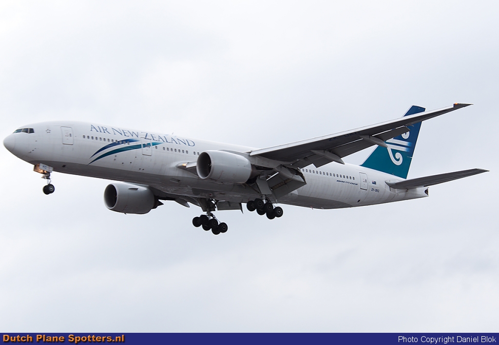 ZK-OKG Boeing 777-200 Air New Zealand by Daniel Blok