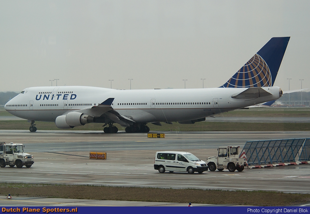 N177UA Boeing 747-400 United Airlines by Daniel Blok