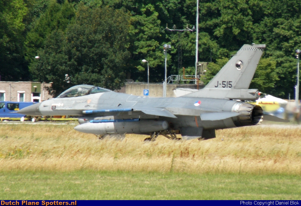 J-515 General Dynamics F-16 Fighting Falcon MIL - Dutch Royal Air Force by Daniel Blok