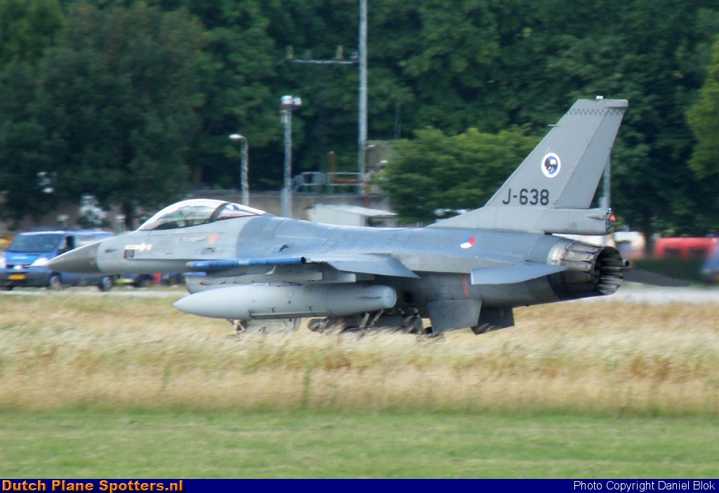 J-638 General Dynamics F-16 Fighting Falcon MIL - Dutch Royal Air Force by Daniel Blok