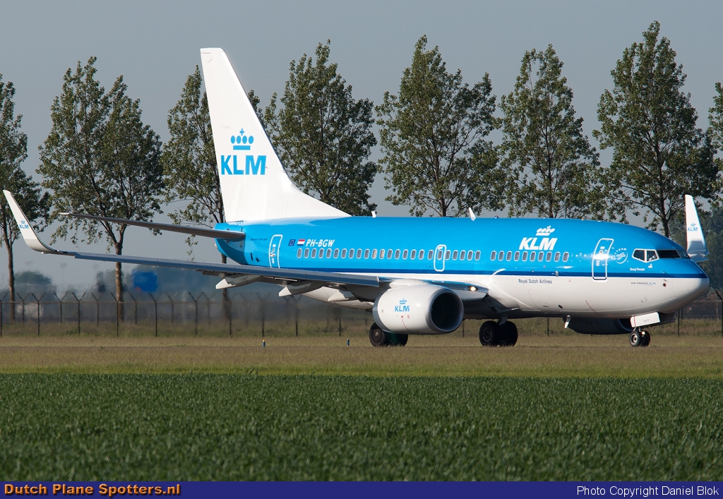PH-BGW Boeing 737-700 KLM Royal Dutch Airlines by Daniel Blok