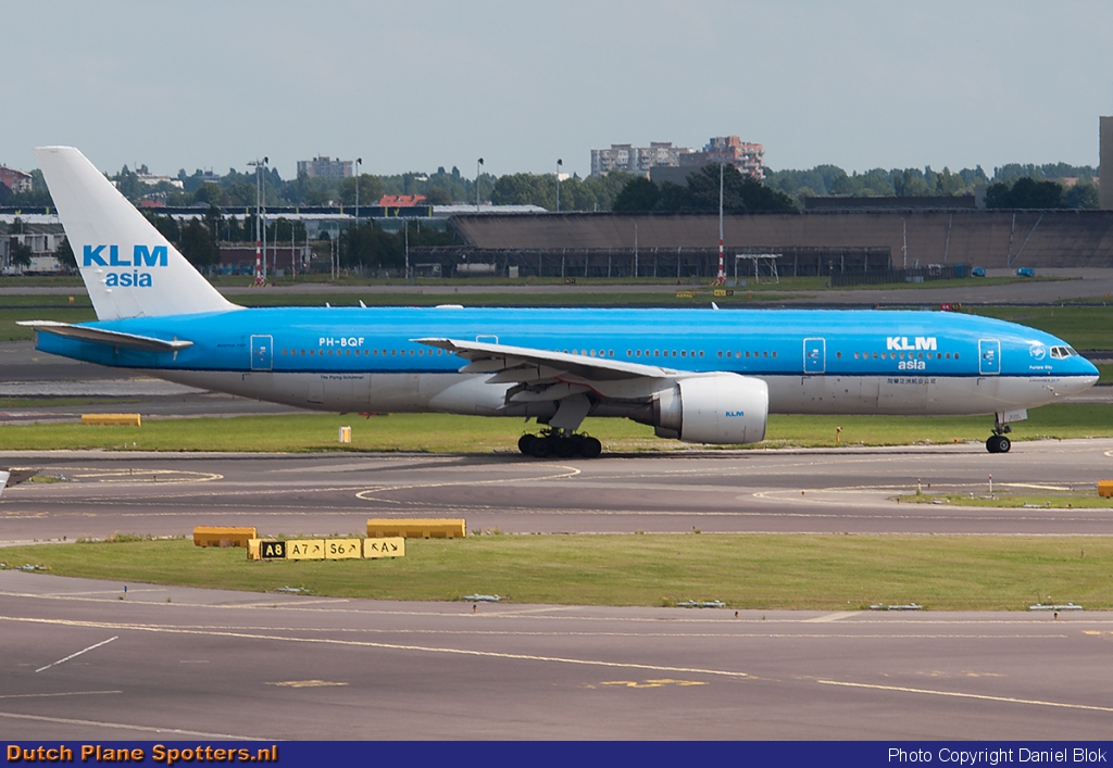PH-BQF Boeing 777-200 KLM Asia by Daniel Blok