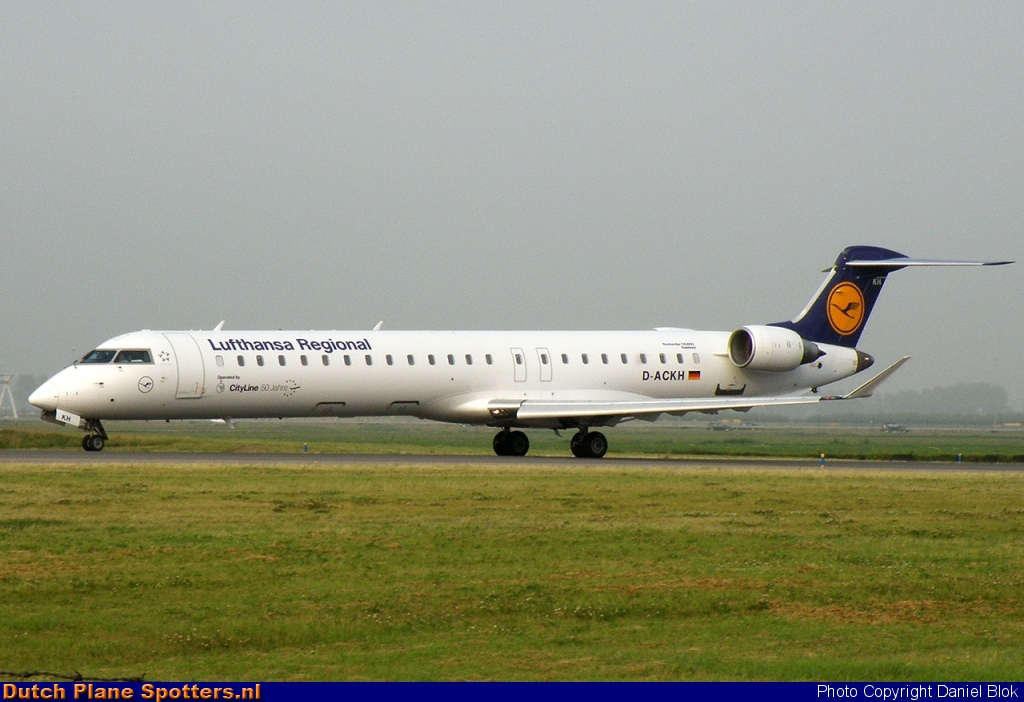 D-ACKH Bombardier Canadair CRJ900 CityLine (Lufthansa Regional) by Daniel Blok