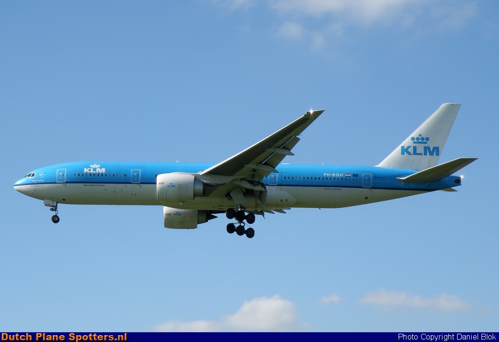 PH-BQH Boeing 777-200 KLM Royal Dutch Airlines by Daniel Blok