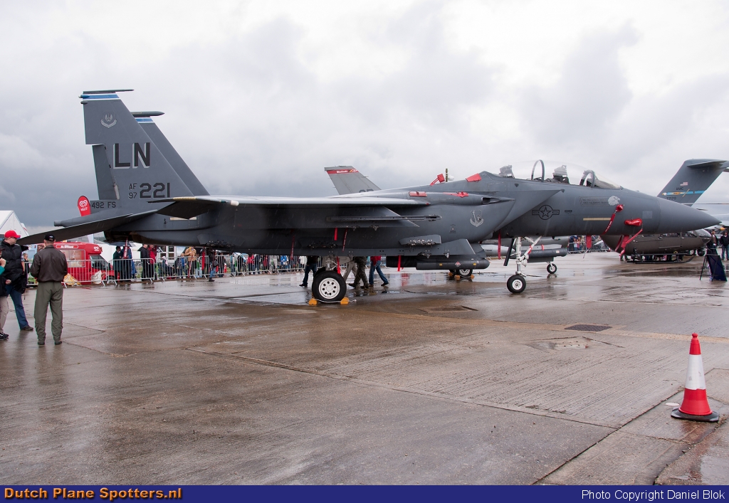 97-0221 McDonnell Douglas F-15 Strike Eagle MIL - US Air Force by Daniel Blok