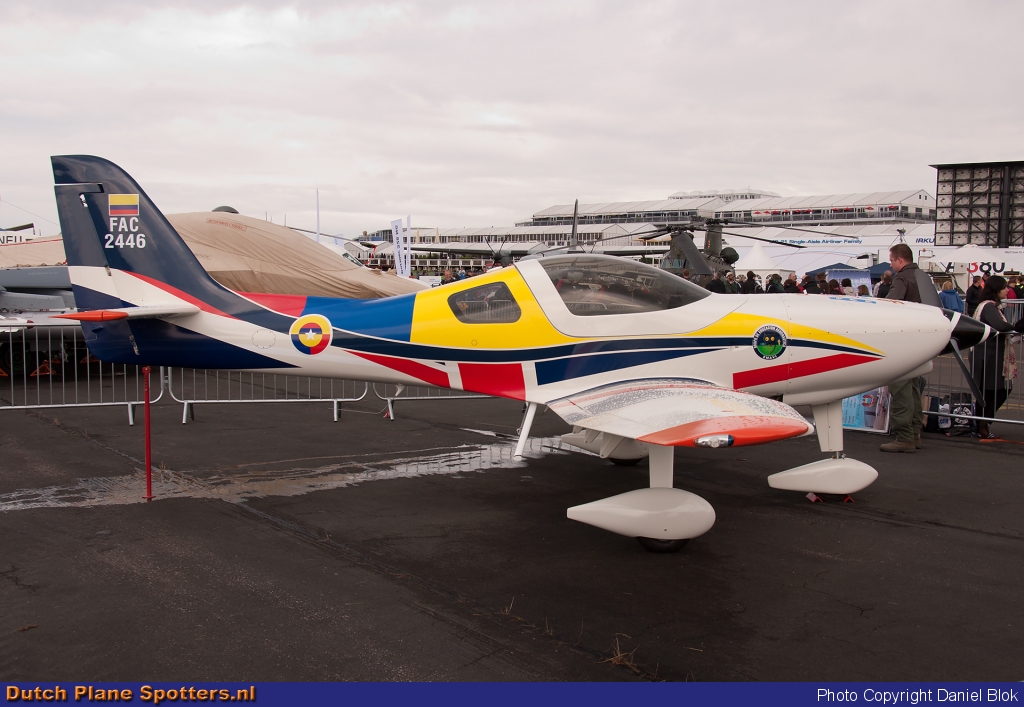 FAC2446 CIAC-Lancair T90 MIL - Colombian Air Force by Daniel Blok