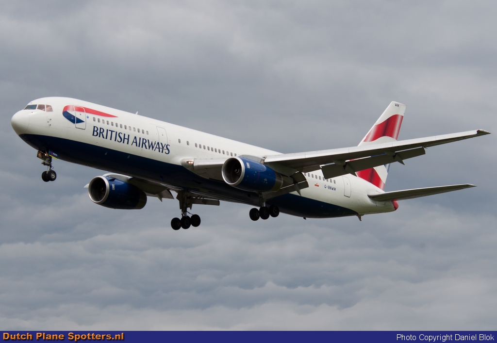 G-BNWM Boeing 767-300 British Airways by Daniel Blok