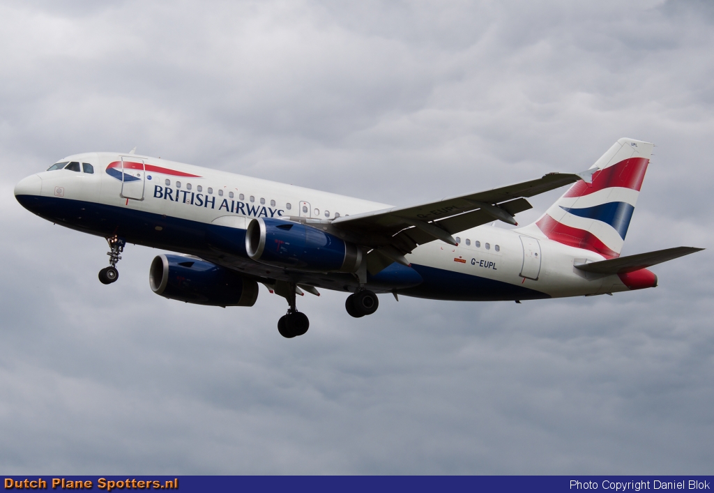 G-EUPL Airbus A319 British Airways by Daniel Blok