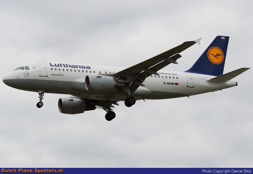 D-AKNH Airbus A319 Lufthansa Italia by Daniel Blok