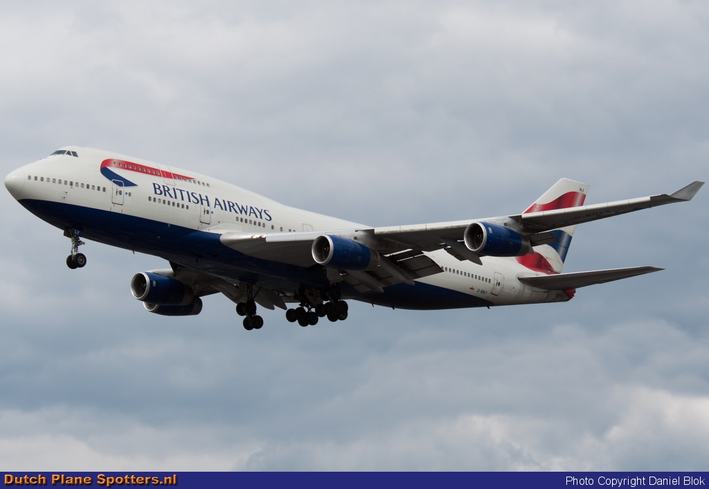 G-BNLY Boeing 747-400 British Airways by Daniel Blok