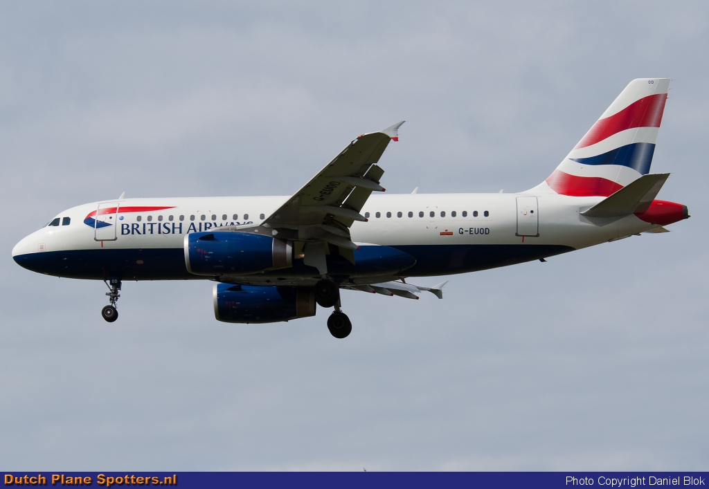G-EUOD Airbus A319 British Airways by Daniel Blok