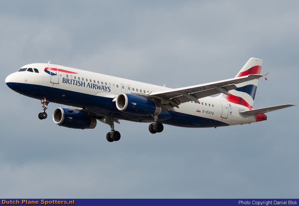 G-EUYA Airbus A320 British Airways by Daniel Blok