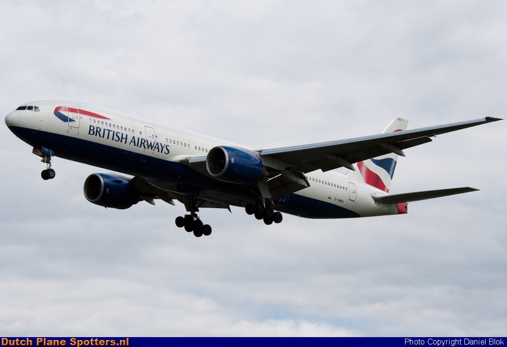 G-YMMA Boeing 777-200 British Airways by Daniel Blok