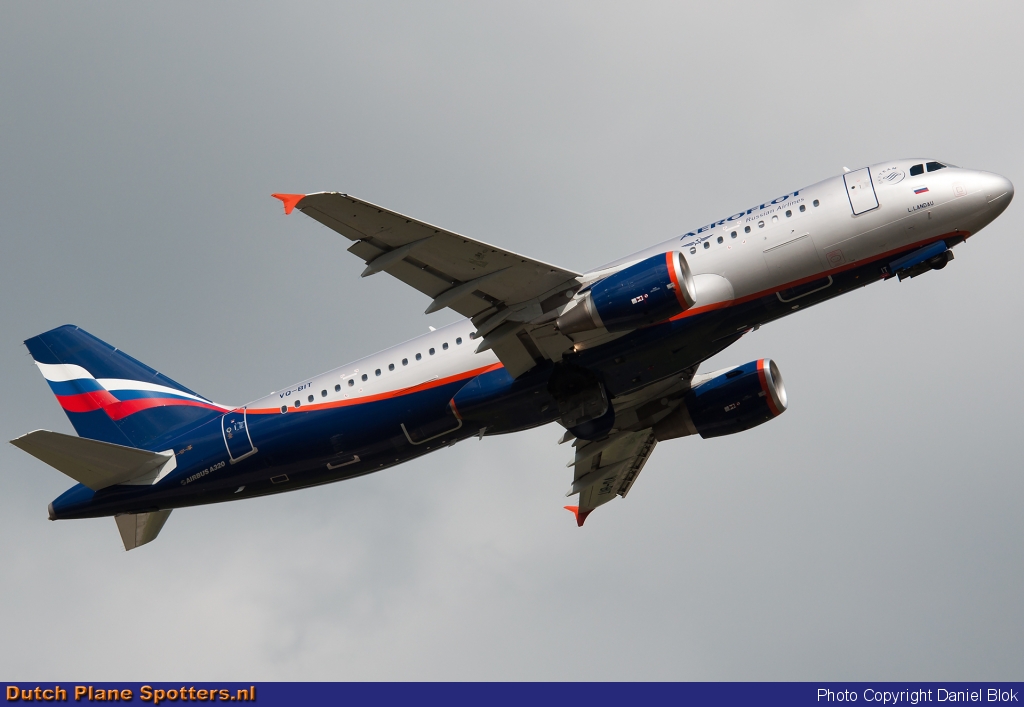 VQ-BIT Airbus A320 Aeroflot - Russian Airlines by Daniel Blok