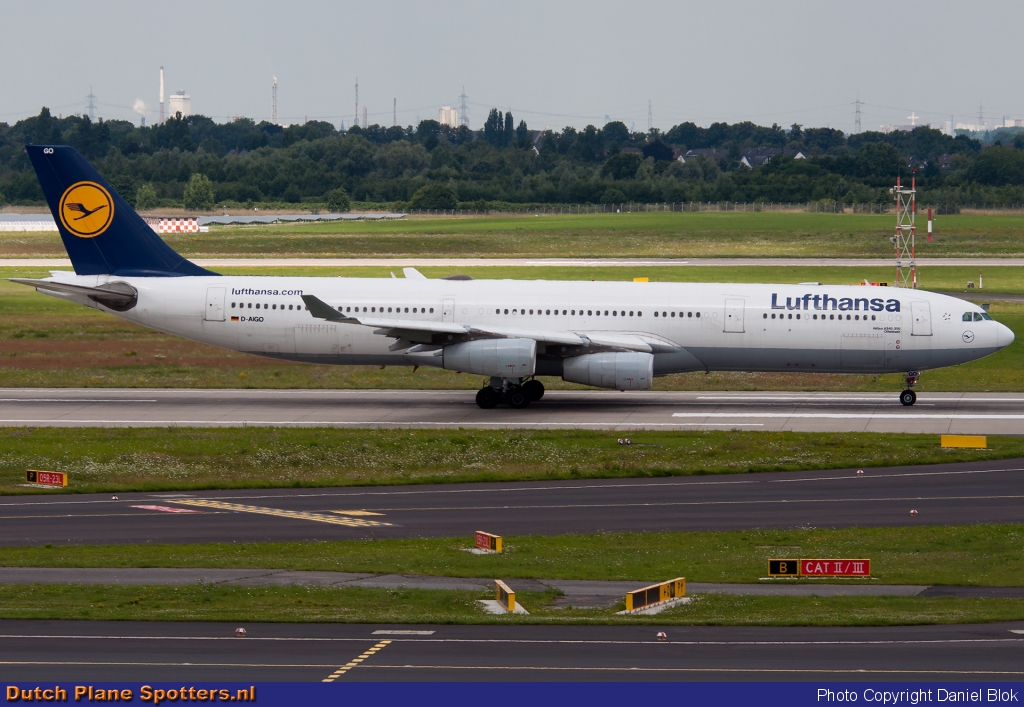 D-AIGO Airbus A340-300 Lufthansa by Daniel Blok
