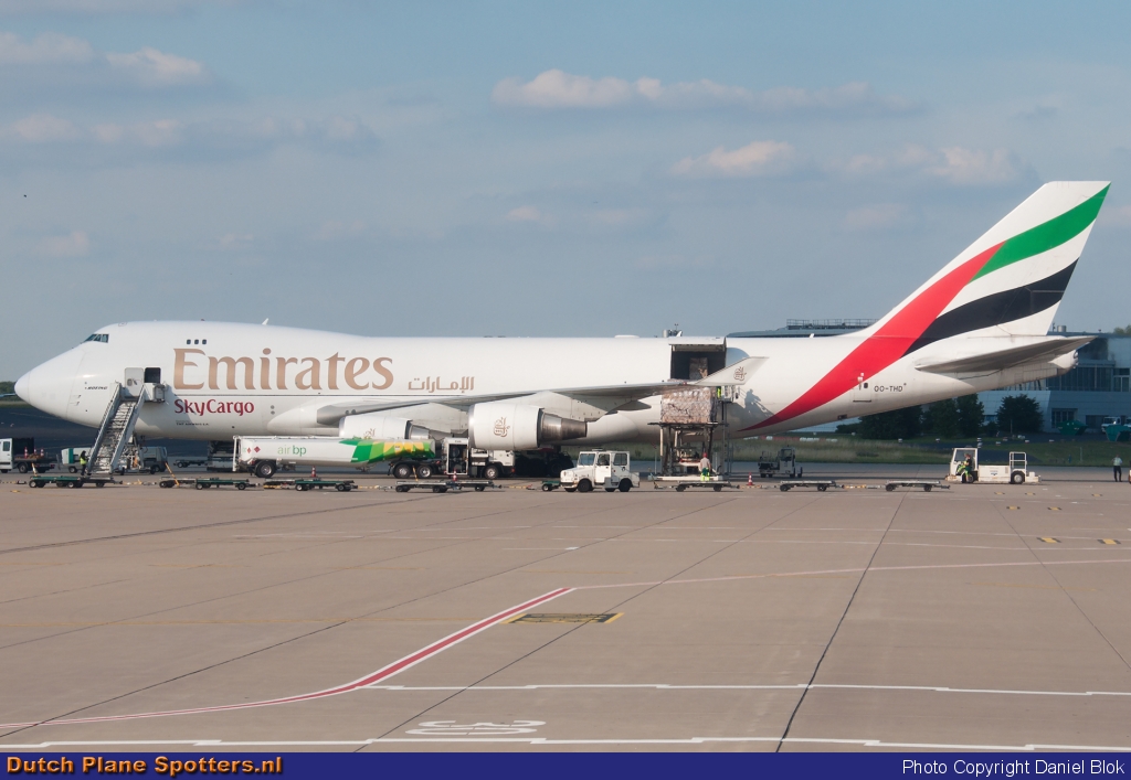 OO-THD Boeing 747-400 Emirates Sky Cargo by Daniel Blok