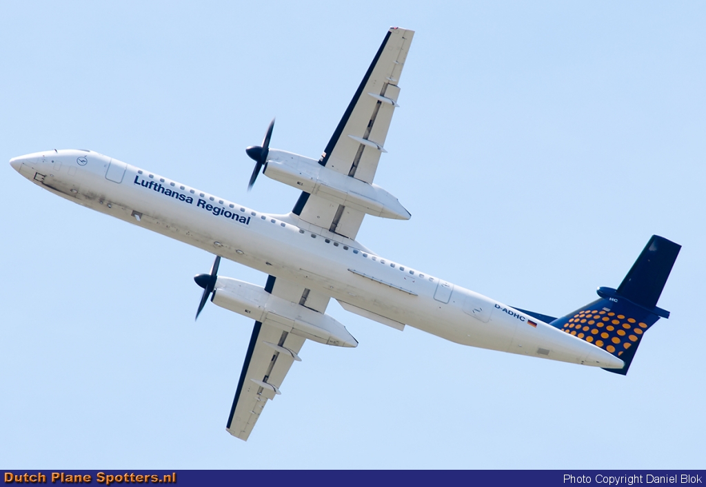 D-ADHC Bombardier Dash 8-Q400 Augsburg Airways (Lufthansa Regional) by Daniel Blok