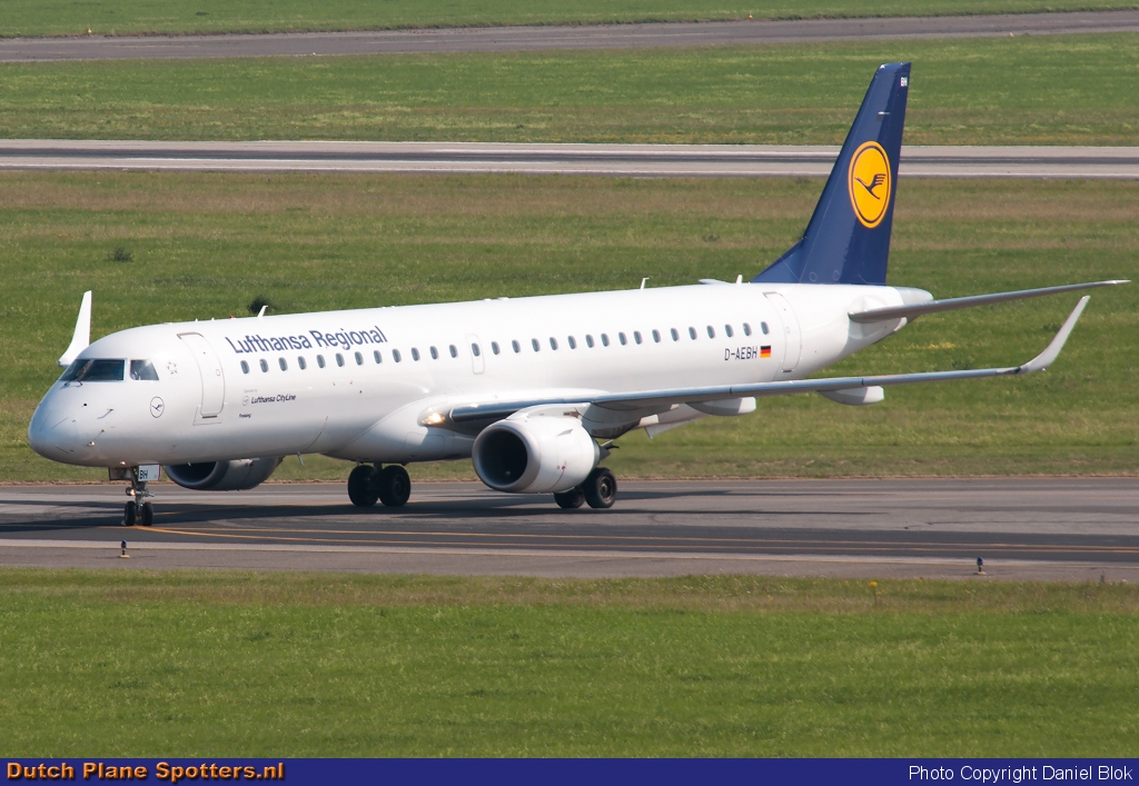 D-AEBH Embraer 195 CityLine (Lufthansa Regional) by Daniel Blok