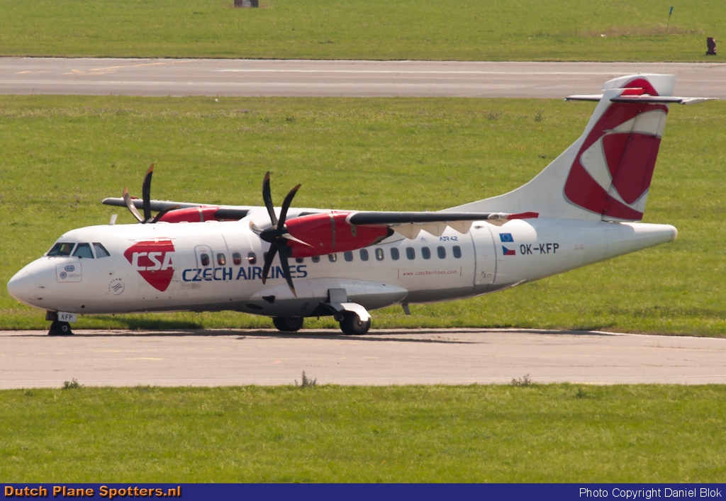 OK-KFP ATR 42 CSA Czech Airlines by Daniel Blok