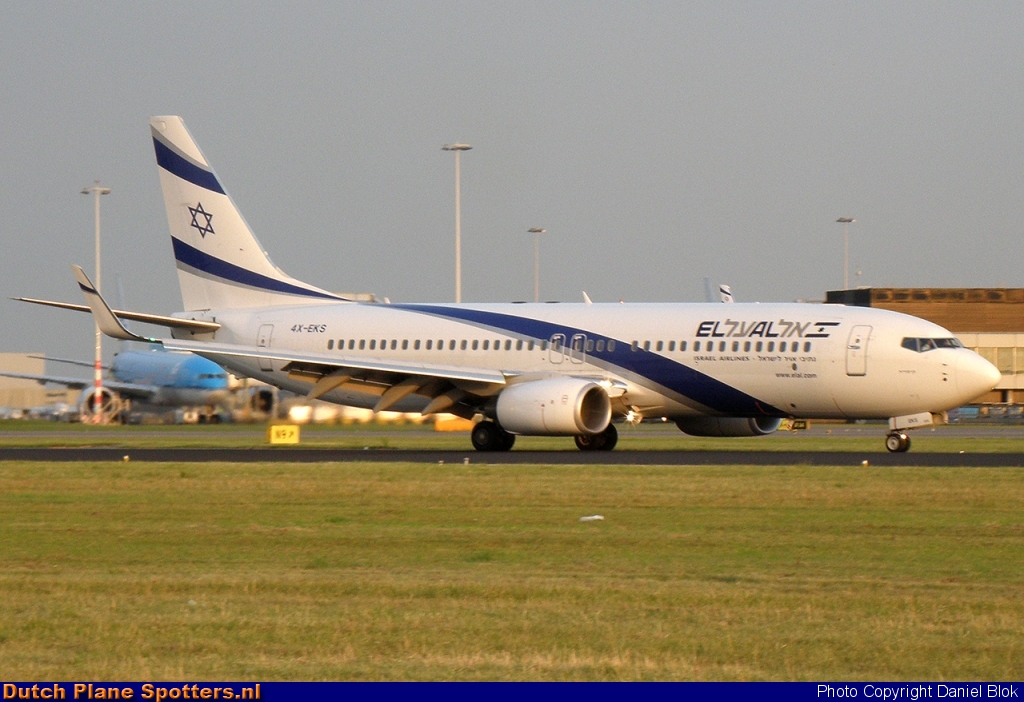 4X-EKX Boeing 737-800 El Al Israel Airlines by Daniel Blok