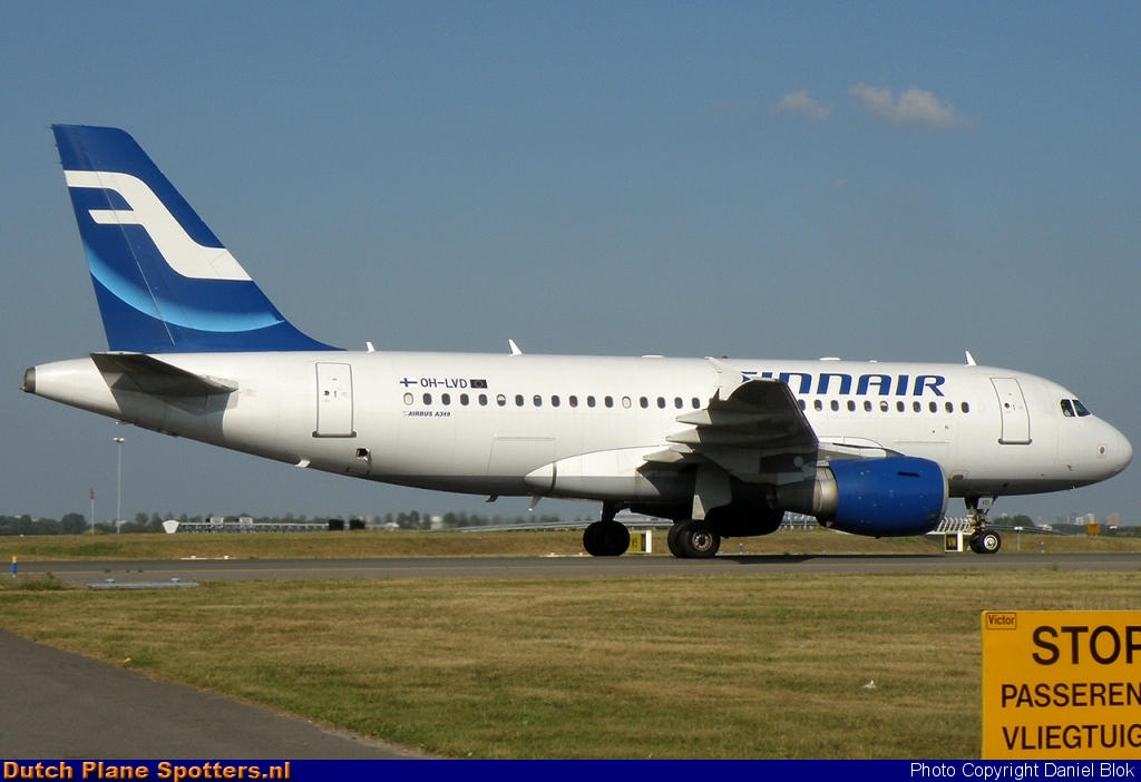 OH-LVD Airbus A319 Finnair by Daniel Blok