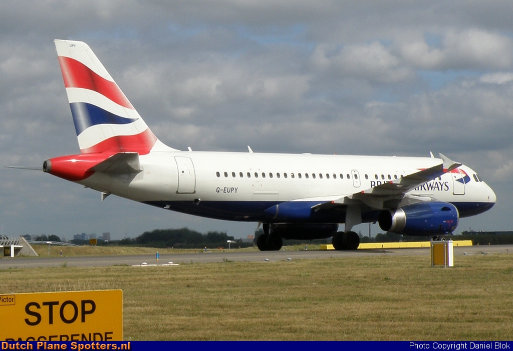 G-EUPY Airbus A319 British Airways by Daniel Blok