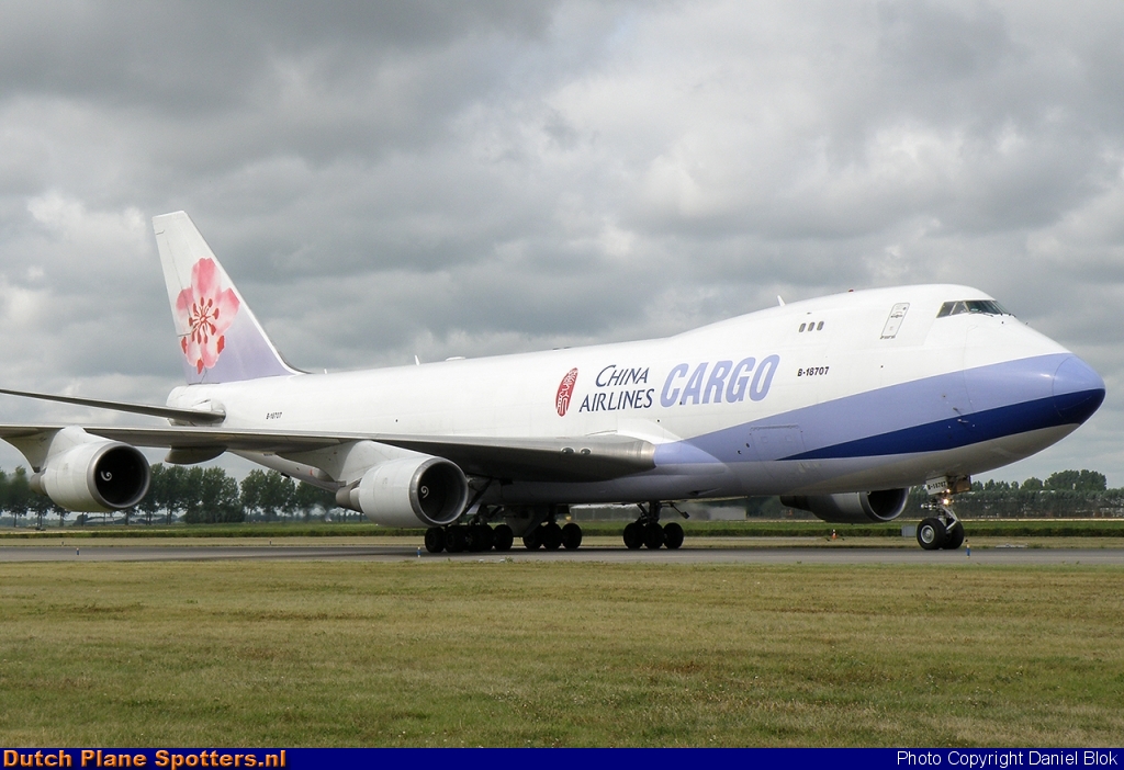 B-18707 Boeing 747-400 China Airlines Cargo by Daniel Blok