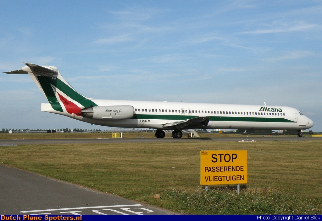 I-DATM McDonnell Douglas MD-82 Alitalia by Daniel Blok