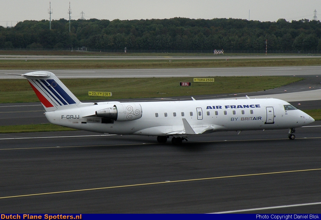 F-GRJJ Bombardier Canadair CRJ100 Air France by Daniel Blok