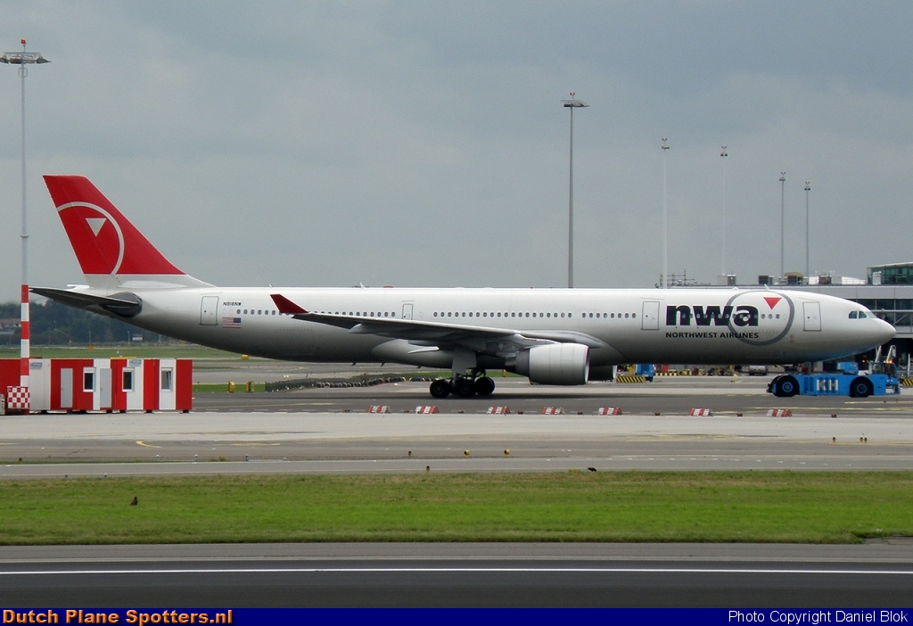 N818NW Airbus A330-300 Northwest Airlines by Daniel Blok