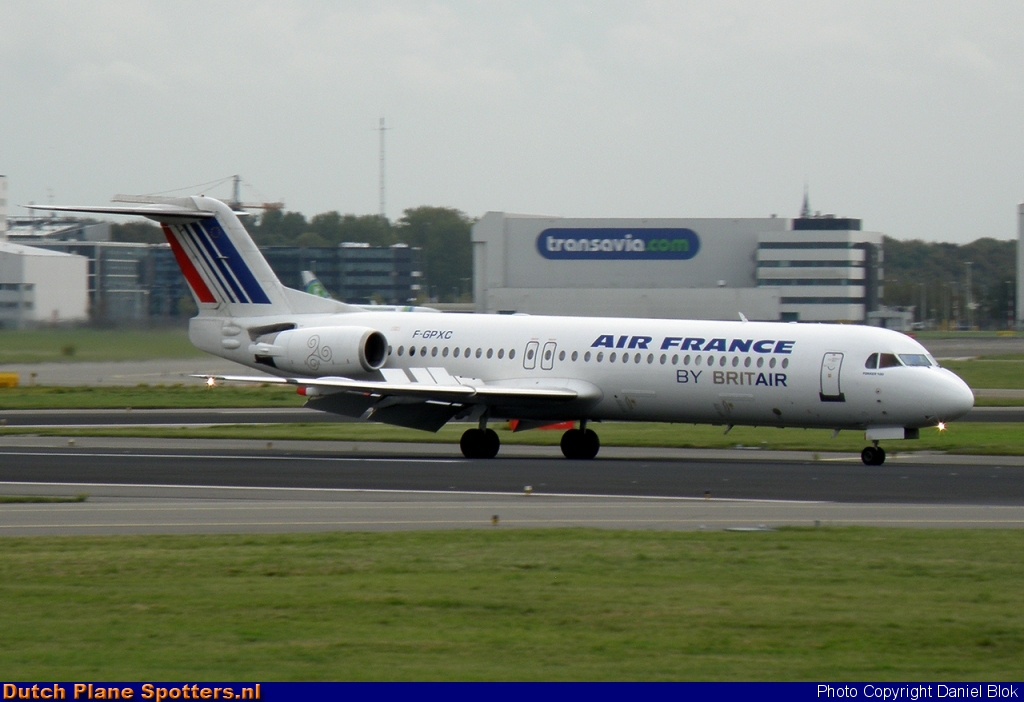 F-GPXC Fokker 100 Air France by Daniel Blok