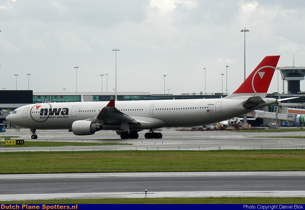 N818NW Airbus A330-300 Northwest Airlines by Daniel Blok
