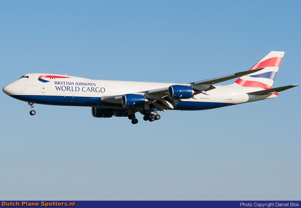 G-GSSF Boeing 747-8 Global Supply Systems (British Airways World Cargo) by Daniel Blok