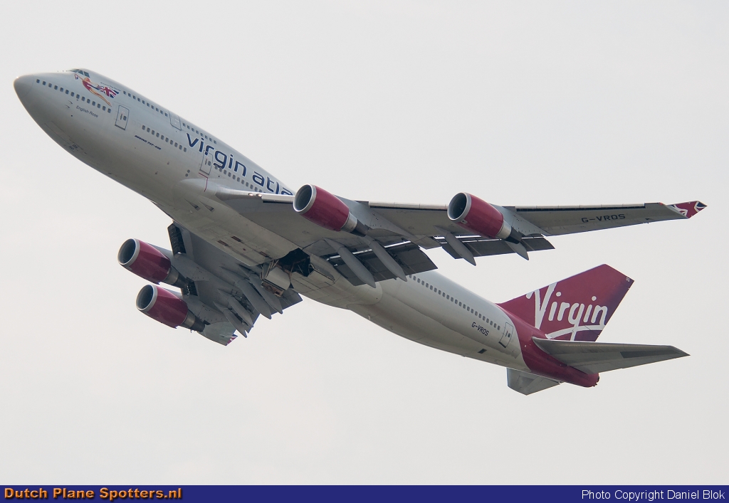 G-VROS Boeing 747-400 Virgin Atlantic by Daniel Blok