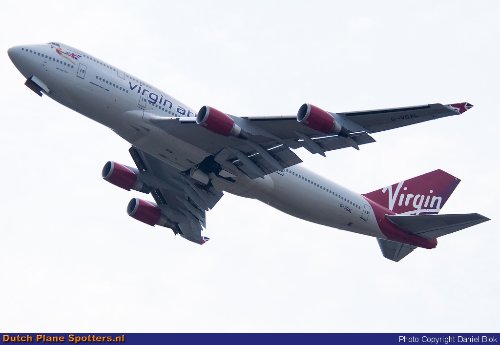 G-VGAL Boeing 747-400 Virgin Atlantic by Daniel Blok