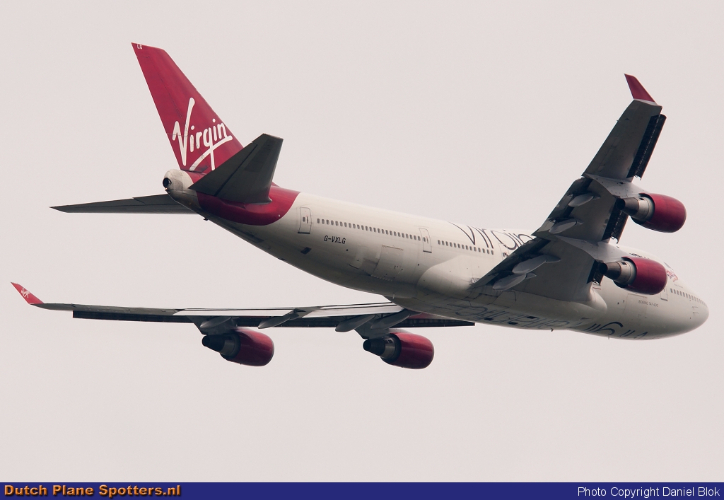 G-VXLG Boeing 747-400 Virgin Atlantic by Daniel Blok