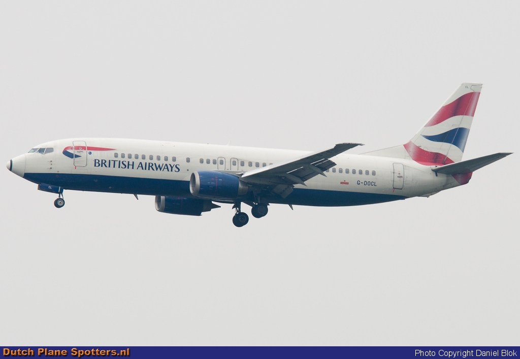 G-DOCL Boeing 737-400 British Airways by Daniel Blok