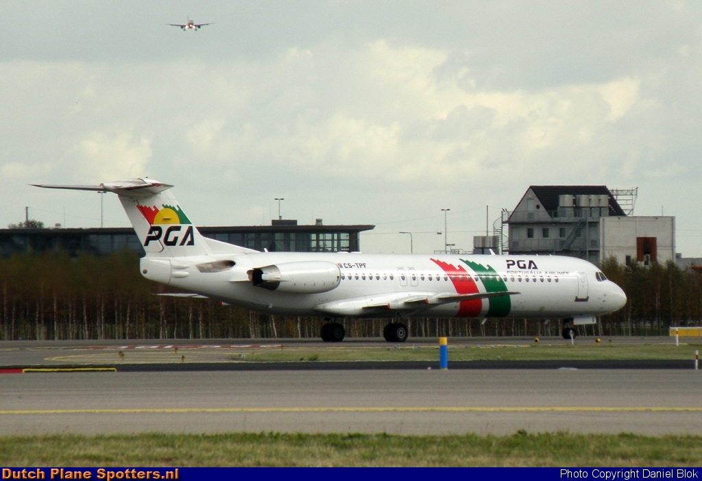 CS-TPF Fokker 100 PGA Portugalia Airlines by Daniel Blok