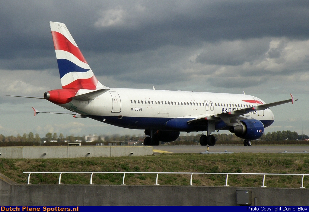 G-BUSG Airbus A320 British Airways by Daniel Blok