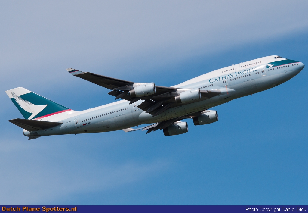 B-HOW Boeing 747-400 Cathay Pacific by Daniel Blok
