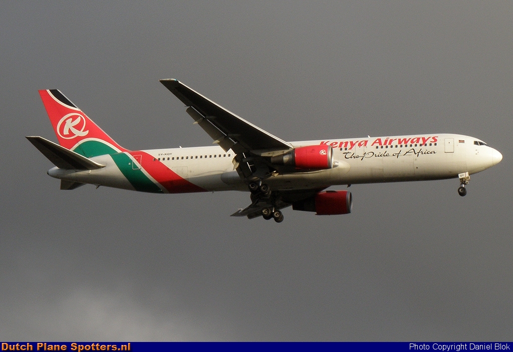 5Y-KQY Boeing 767-300 Kenya Airways by Daniel Blok