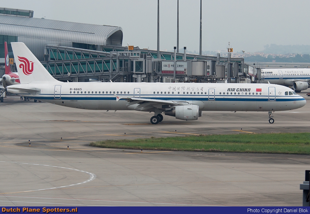 B-6665 Airbus A321 Air China by Daniel Blok
