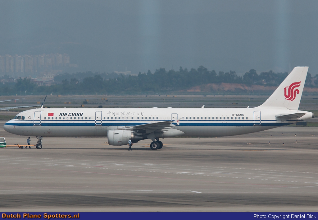 B-6595 Airbus A321 Air China by Daniel Blok