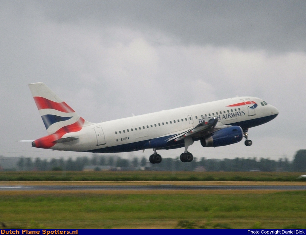 G-EUPW Airbus A319 British Airways by Daniel Blok