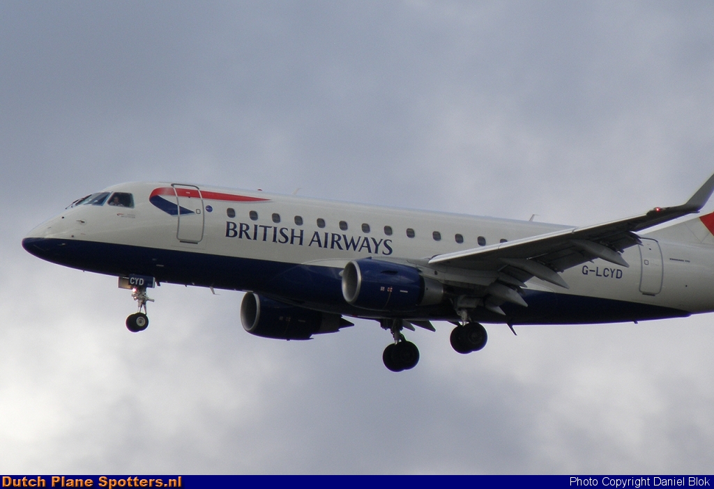G-LCYD Embraer 170 BA CityFlyer (British Airways) by Daniel Blok