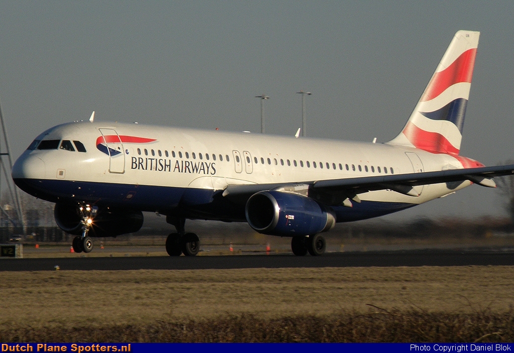 G-EUUW Airbus A320 British Airways by Daniel Blok