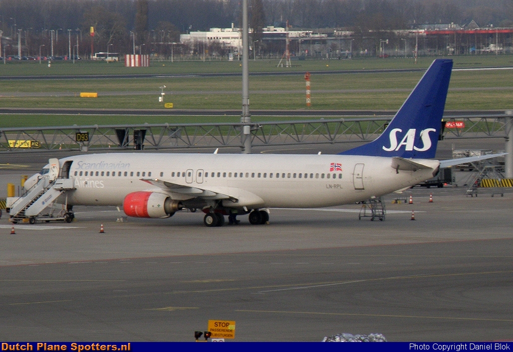 LN-RPL Boeing 737-800 SAS Scandinavian Airlines by Daniel Blok